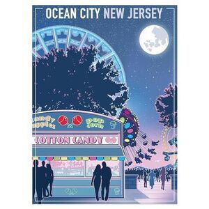 Spilsbury Ocean City New Jersey Boardwalk Jigsaw Puzzle 500 Large Pieces